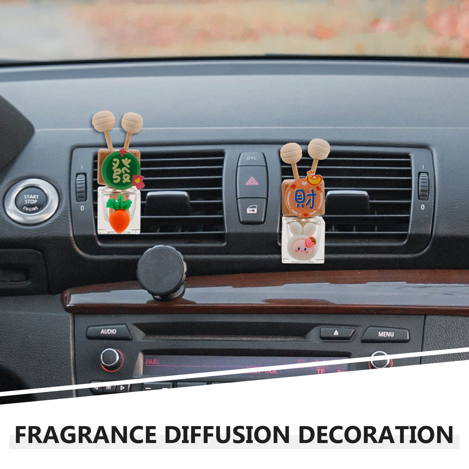 2Pcs Car Essential Oil Diffuse - Car Air Freshener recension och pris