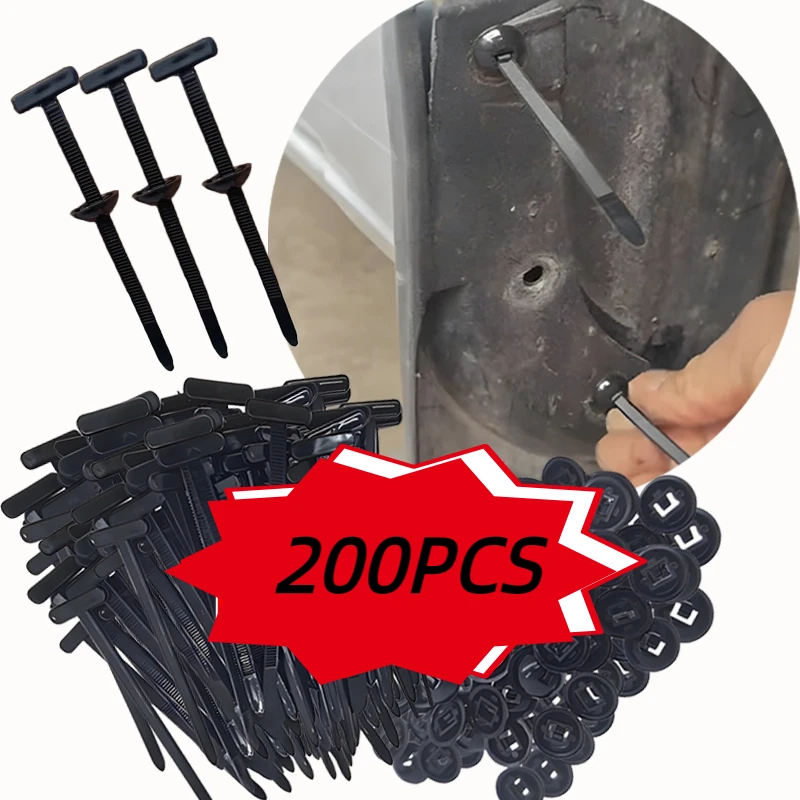 5-200pcs Nylon Cable Tie Buckl - Car Cable Organizer recension och pris