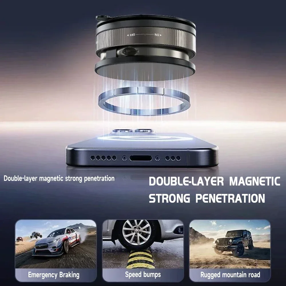 Upgraded 360°Vacuum Magnetic P - Car Mirror recension och pris