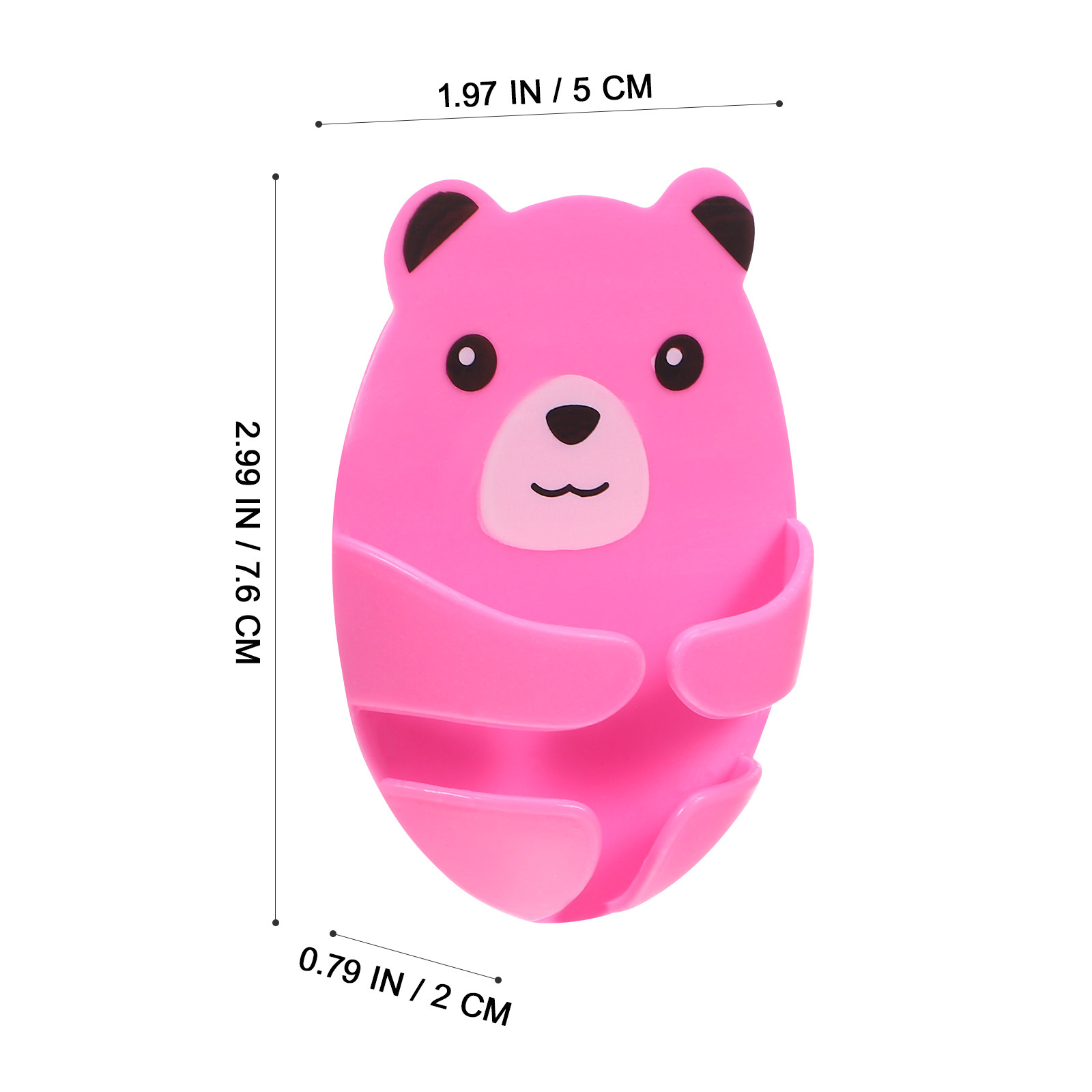 12Pcs Plug Hooks Cute Bear Adh - Car Organizer recension och pris