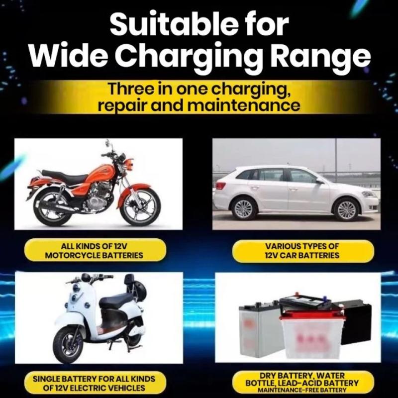 12V 4AH-20AH Car Battery Charg - Car Charger recension och pris