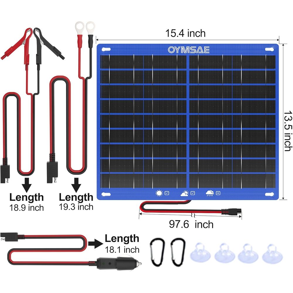 30W Solar Car Battery Charger  - Car Charger recension och pris