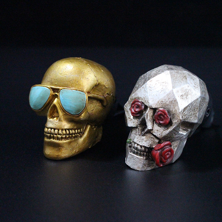 2‌pcs/set Resin Rose Skull Car - Car Air Freshener recension och pris