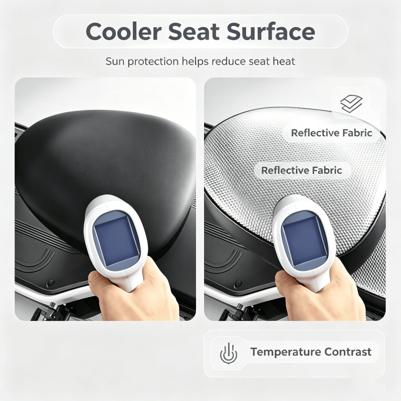Electric Bicycle Seat Cover Ca - Car Seat Cover recension och pris