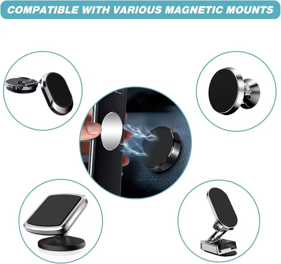 1/50Pcs Ultra Thin Metal Plate - Car Phone Holder recension och pris