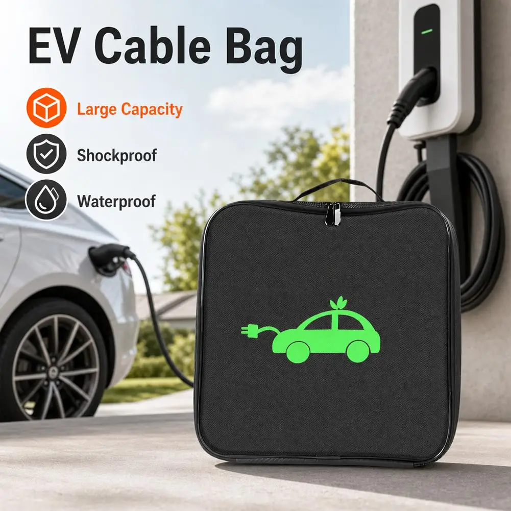 New Car Charger Storage Bag Ca - Car Cable Organizer recension och pris