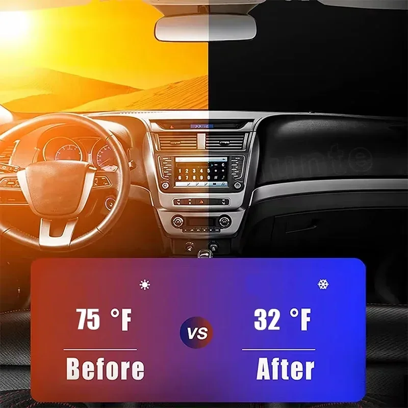 Summer Car Front Window Sunsha - Windshield Sun Shade recension och pris