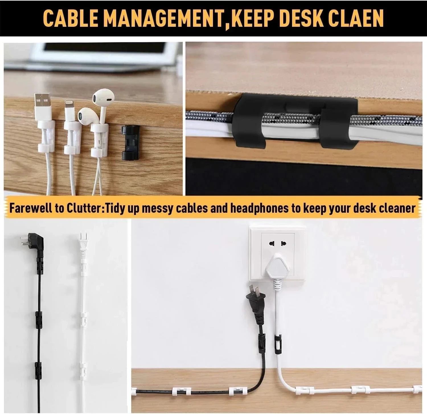 Cable Clips Organizer Drop Wir - Car Organizer recension och pris
